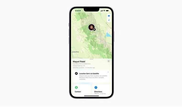 洮南苹果14维修分享iPhone14系列中 FindMy功能通过卫星分享位置方法教程 
